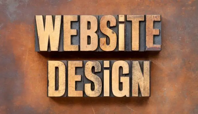 old website design sign board